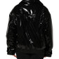 Dolce & Gabbana Black Polyester Quilted Puffer Coat Jacket