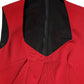 Dolce & Gabbana Red Viscose Stretch Slit Sheath Midi Dress