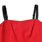 Dolce & Gabbana Red Stretch Bodycon Sheath Knee Length Dress