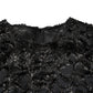 Dolce & Gabbana Black Sequin Bouclé Tweed Sheath Dress