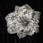 Dolce & Gabbana Black Velvet Flower Embellishment Aline Dress