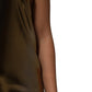 Dolce & Gabbana Metallic Gold Sleeveless A-line Mini Dress