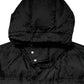 Dolce & Gabbana Black Jacquard Quilted Puffer Hooded Jacket