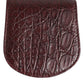 Dolce & Gabbana Burgundy Exotic Skin Coin Condom Case Holder Pocket Wallet