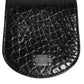 Dolce & Gabbana Black Exotic Skin Coin Condom Case Holder Pocket Wallet