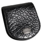 Dolce & Gabbana Black Exotic Skin Coin Condom Case Holder Pocket Wallet