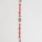 Dolce & Gabbana Silver Tone Brass Beaded Resin DG Logo Chain Men Bracelet