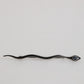 Dolce & Gabbana Black Brass Crystal Spilla Serpente Mens Brooch Pin