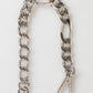 Dolce & Gabbana Silver Tone Brass Chain Lobster Clasp DG Logo Bracelet