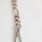 Dolce & Gabbana Silver Tone Brass Chain Lobster Clasp DG Logo Bracelet