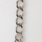 Dolce & Gabbana Silver Tone Brass Chain Lobster Clasp DG Logo Bracelet