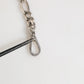 Dolce & Gabbana Silver Tone Brass Chain Lobster Clasp DG Logo Bracelet