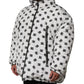 Dolce & Gabbana White DG Monogram Hooded Puffer Jacket