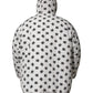 Dolce & Gabbana White DG Monogram Hooded Puffer Jacket