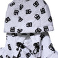 Dolce & Gabbana White DG Monogram Hooded Quilted Jacket