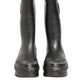 Dolce & Gabbana Metallic Black Pull On Rain Boots Men Shoes