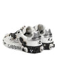 Dolce & Gabbana White Portofino Crystal Sneakers  Shoes