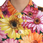 Dolce & Gabbana Multicolor Daisy Print Floral Fantasy Jacket