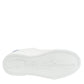 Dolce & Gabbana White Blue Leather Low Top Sneakers Shoes