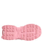 Dolce & Gabbana Pink Low Top Space Women Sneakers Shoes