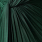 Dolce & Gabbana Dark Green Viscose Long Sleeve Midi Dress