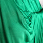 Dolce & Gabbana Dark Green Viscose Long Sleeve Midi Dress