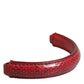 Dolce & Gabbana Red Small Ayers Leather Bag Handle Women Shoulder Strap