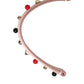 Dolce & Gabbana Light Pink Embellished Leather Bag Handle  Shoulder Strap
