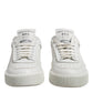 Dolce & Gabbana White Miami Leather Low Top Sneakers Shoes