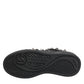 Dolce & Gabbana Black Leather Studded Low Top Sneakers Shoes