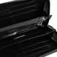 Dolce & Gabbana Black Gray Leopard Leather Zip Around Continental Wallet