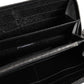 Dolce & Gabbana Black Leather #DGFAMILY Zipper Continental Mens Wallet