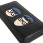 Dolce & Gabbana Black Leather #DGFAMILY Zipper Continental Mens Wallet