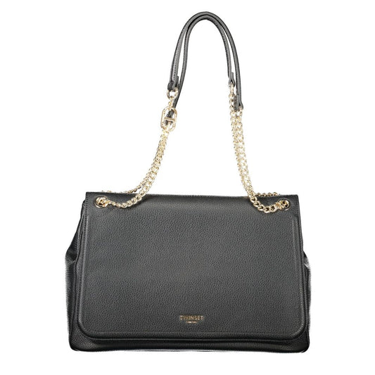 Twinset Nero Polyurethane Women Shoulder Bag