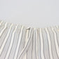 Dolce & Gabbana White Stripes Silk Lounge Trouser Pants