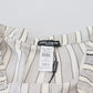 Dolce & Gabbana White Stripes Silk Lounge Trouser Pants