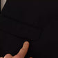 Domenico Tagliente Blue Polyester Single Breasted Formal 2 Piece Suit