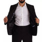 Domenico Tagliente Blue Polyester Single Breasted Formal 2 Piece Suit