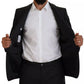 Dolce & Gabbana Melange Grey Wool 2 Piece MARTINI Suit