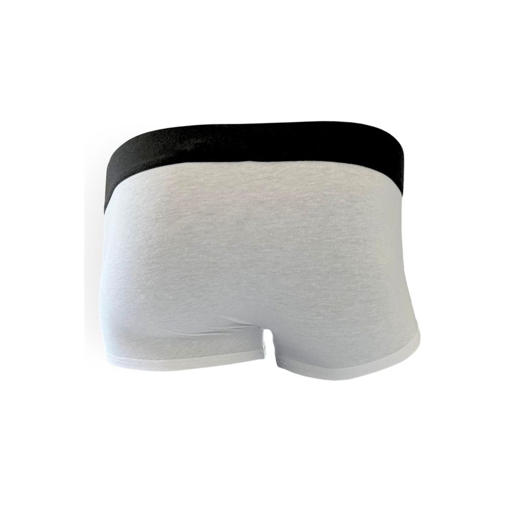 Bikkembergs White Cotton Men Boxer