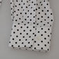 Dolce & Gabbana White Dotted Dress Formal MARTINI Shirt