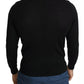 Dolce & Gabbana Black Cashmere Crewneck Pullover Sweater