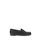 Chloé Black Calf Leather Bos Taurus Slip-On Loafers