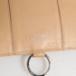 Dolce & Gabbana Beige Calfskin Leather Large Crossbody Card Holder Wallet