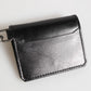 Dolce & Gabbana Black Leather Logo Embossed Key Chain Card Holder Wallet