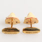 Dolce & Gabbana Brass Gold Tone Dog Puppy Men's Accessories Cufflink