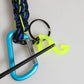 Dolce & Gabbana Multicolor Polyester Tape String DG Logo Keychain Keyring