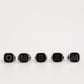 Dolce & Gabbana Silver Tone Brass Lettering Set 5 Pieces Adjustable Ring