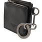 Dolce & Gabbana Black Leather Zipped Card Holder Coin Purse Keyring Wallet