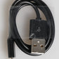 Dolce & Gabbana Black Leather Exotic 3000mAh Power Bank Charger USB